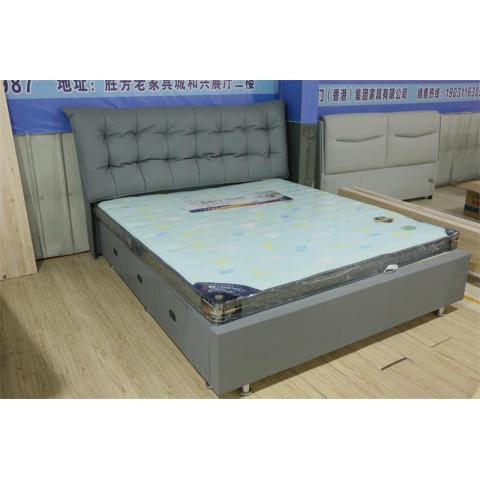 勝芳軟床批發(fā) 床頭 軟床 雙人床 臥室床 婚床 壹品家具