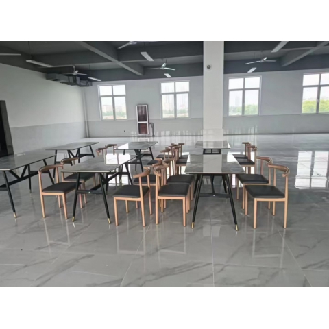 勝芳酒店家具 長(zhǎng)條桌 酒店長(zhǎng)條桌 快餐桌 巖板桌 酒店椅 快餐椅 酒店桌 桌子 酒店餐桌 丹林家具