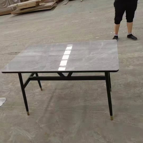 勝芳酒店家具 長(zhǎng)條桌 酒店長(zhǎng)條桌 快餐桌 巖板桌 酒店桌 桌子 酒店餐桌 丹林家具
