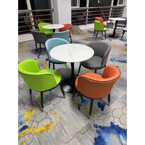 勝芳家具批發(fā)廠家，卡座，巖板桌，酒店桌椅，休閑椅，洽談桌椅，接待桌椅，咖啡桌椅組合  咖啡臺  小圓桌  三件套會客桌椅簡約現(xiàn)代時尚  鑫鵬酒店家具