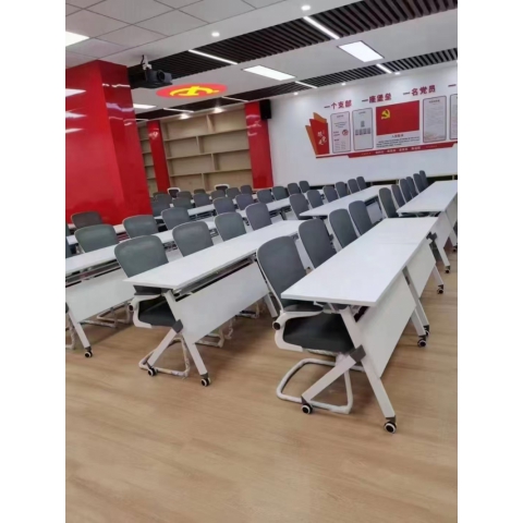 勝芳培訓(xùn)桌批發(fā) 會(huì)議桌 辦公桌 可移動(dòng)桌子 長條桌 折疊桌 米萊家具