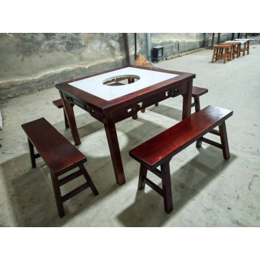 勝芳原生態(tài)火燒木家具批發(fā)  大圓桌 火鍋桌 主題酒店桌椅 實木餐桌餐椅批發(fā) 桌面 戶外實木餐桌椅 原生態(tài)酒店家具 酒店家具 和合家具