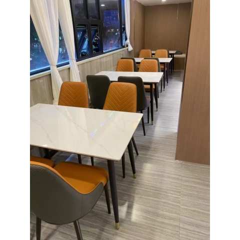 勝芳酒店家具批發(fā) 長(zhǎng)條桌 快餐桌 巖板餐桌 方桌 鑫尚誠(chéng)酒店家具