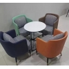 勝芳家具批發(fā)廠家，卡座，巖板桌，酒店桌椅，休閑椅，洽談桌椅，接待桌椅，咖啡桌椅組合  咖啡臺(tái)  小圓桌  三件套會(huì)客桌椅簡(jiǎn)約現(xiàn)代時(shí)尚  鑫鵬家具有限公司