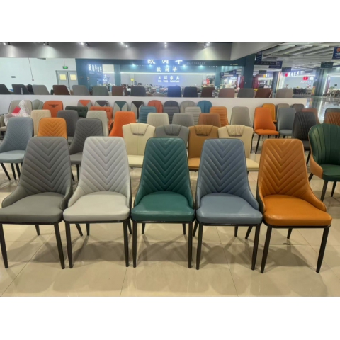 勝芳家具批發(fā) 輕奢家用餐椅 北歐簡(jiǎn)約靠背椅 餐廳椅子 咖啡休閑椅 軟包椅 現(xiàn)代 酒店椅子 銘達(dá)家具