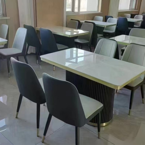 勝芳餐桌批發(fā) 巖板桌 快餐桌 酒店長條桌 酒店桌 酒店家具 安鑫家具