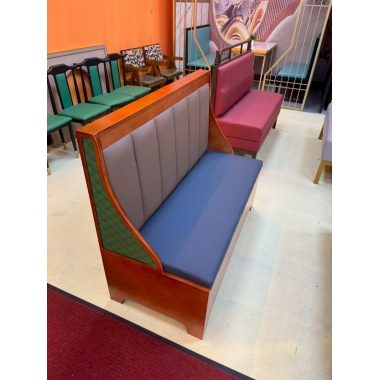 勝芳卡座批發(fā) 沙發(fā)卡座 軟包卡座 餐椅卡座 普沃達(dá)家具
