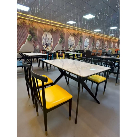 勝芳餐椅餐椅批發(fā) 餐桌椅 酒店椅 酒店桌 巖板餐桌 巖板桌 鐵藝椅子 酒店椅 普沃達(dá)家具