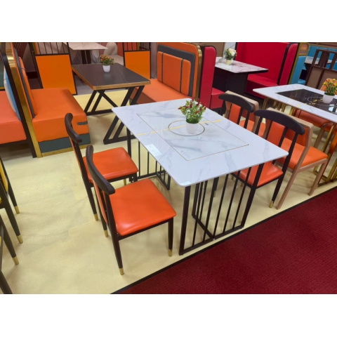 勝芳餐椅餐椅批發(fā) 餐桌椅 酒店椅 酒店桌 巖板餐桌 巖板桌 鐵藝椅子 酒店椅 普沃達(dá)家具