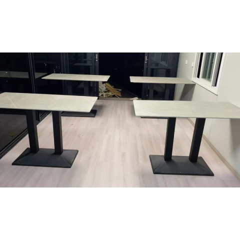 勝芳巖板方桌批發(fā) 快餐桌 飯店桌椅 酒店餐桌 長桌  方桌 全程酒店家具