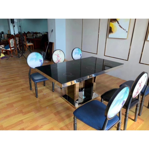 勝芳巖板方桌批發(fā) 快餐桌 飯店桌椅 酒店餐桌 長(zhǎng)桌  方桌 全程酒店家具