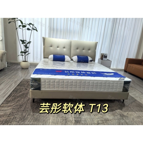 勝芳床鋪批發(fā) 雙人床 軟床 現(xiàn)代簡(jiǎn)約軟床 北歐輕奢軟床 臥室家具 小戶型家具 高檔床 高端床 宇鑫家具