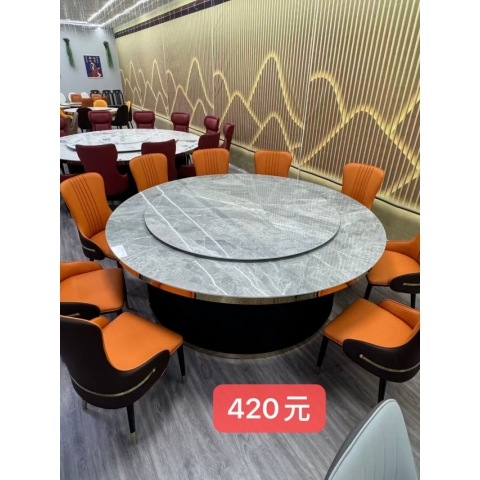 勝芳家具批發(fā) 巖板大圓桌 巖板餐桌 飯店桌椅 酒店桌椅 餐廳桌椅 包廂餐桌 手動(dòng)轉(zhuǎn)盤桌 普沃達(dá)家具