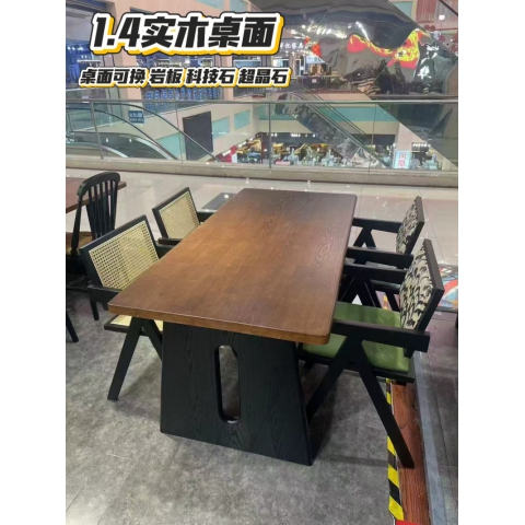勝芳餐桌批發(fā) 美式實(shí)木餐桌 中古風(fēng)餐桌 超晶石桌面 餐桌 家用餐桌 理石餐桌 巖板餐桌 實(shí)木餐椅 微晶石餐桌 輕奢餐桌 餐廳家具 酒店家具 思雅家具批發(fā) 圓桌