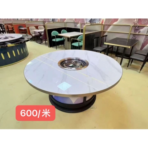 勝芳家具批發(fā) 飯店桌椅 巖板火鍋?zhàn)?巖板餐桌 火鍋餐桌 餐廳桌椅 包廂餐桌 普沃達(dá)家具