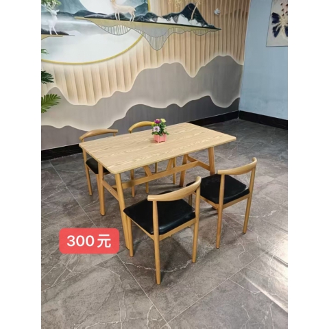 勝芳家具批發(fā) 飯店桌椅 快餐桌椅 餐桌餐椅 餐廳桌椅 快餐桌 快餐椅 一桌四椅 普沃達(dá)家具