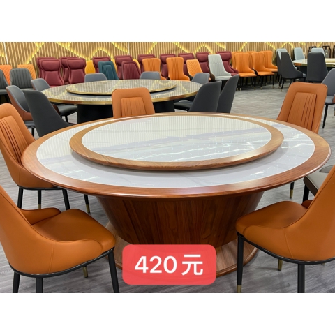 勝芳家具批發(fā)巖板大圓桌 巖板餐桌 實(shí)木內(nèi)嵌巖板桌 1.6米巖板桌 飯店桌椅 餐廳桌椅 包廂餐桌 酒店桌椅 普沃達(dá)家具