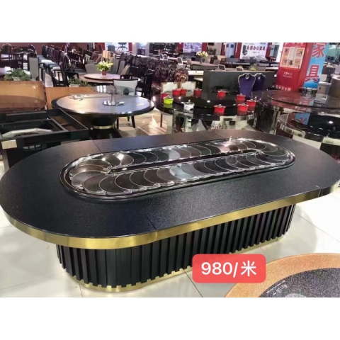 勝芳家具批發(fā) 旋轉(zhuǎn)小火鍋?zhàn)?飯店桌椅 餐廳桌椅 包房餐桌 旋轉(zhuǎn)火鍋?zhàn)涝O(shè)備 旋轉(zhuǎn)餐桌 電動(dòng)火鍋?zhàn)?電動(dòng)轉(zhuǎn)盤桌 巖板火鍋?zhàn)?普沃達(dá)家具