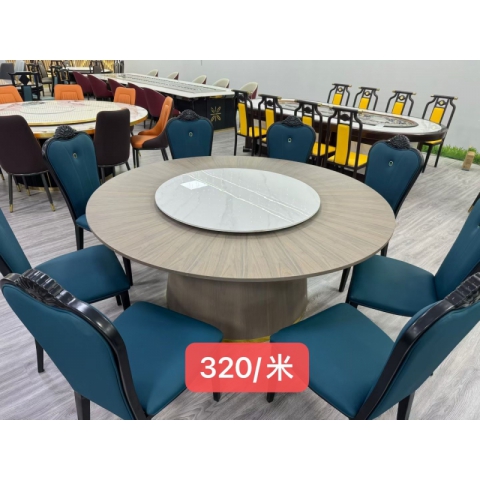 勝芳家具批發(fā) 餐廳桌椅 飯店桌椅 酒店桌椅 實(shí)木餐桌 餐飲桌椅 巖板大圓桌 中餐轉(zhuǎn)盤桌 普沃達(dá)家具