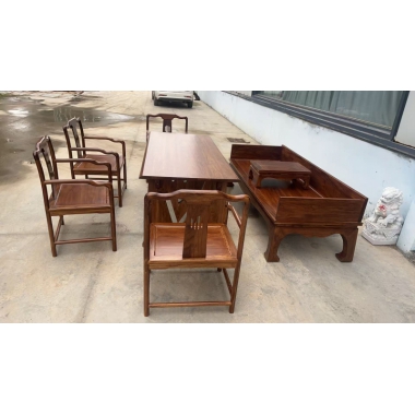 香河實木大床 羅漢床 老榆木羅漢床 廣東生產(chǎn)香河倉庫現(xiàn)貨直發(fā) 香河潤澤家具